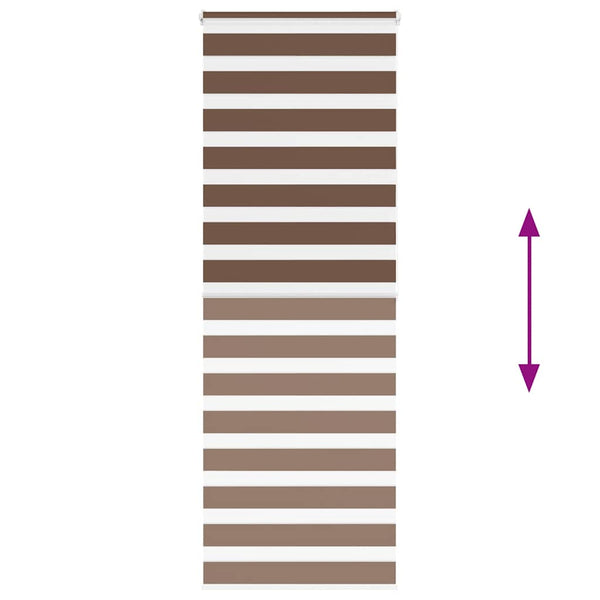 Doppelrollo Braun 70x200 cm