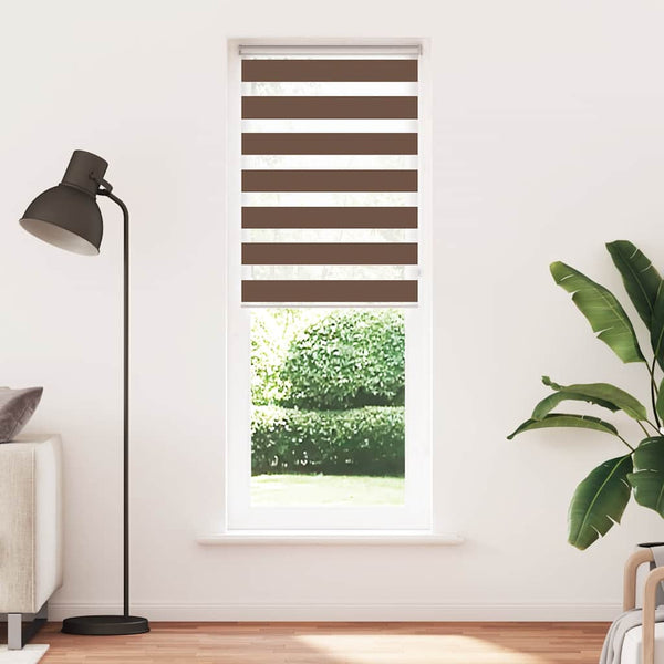 Doppelrollo Braun 90x200 cm