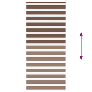 Doppelrollo Braun 95x200 cm