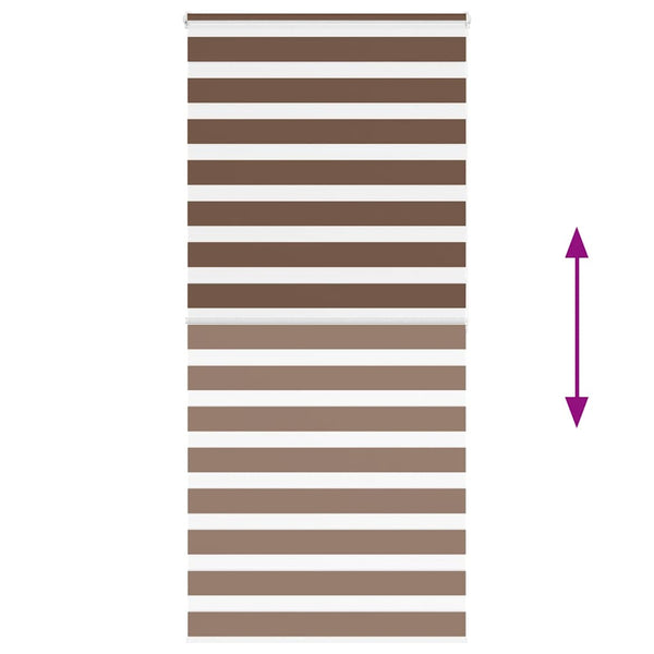Doppelrollo Braun 105x200 cm