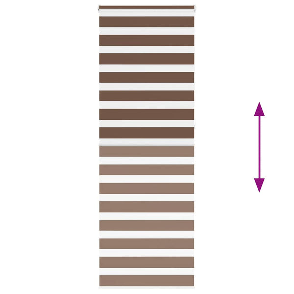 Doppelrollo Braun 70x230 cm