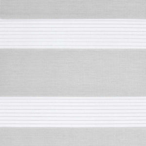 vidaXL Day and Night Blind Light Grey 105x100 cm Fabric Width 100.9 cm Polyester