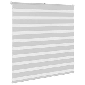vidaXL Double Roller Blind Light Grey 150x100 cm Fabric Width 145.9 cm Polyester