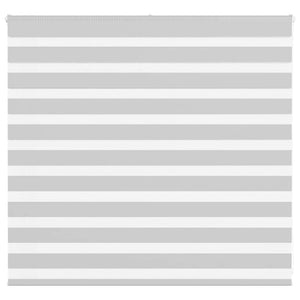 vidaXL Double Roller Blind Light Grey 165x100 cm Fabric Width 160.9 cm Polyester
