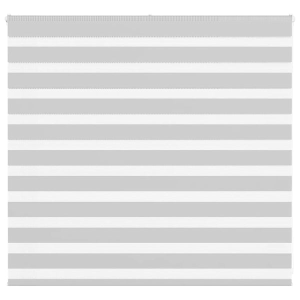 vidaXL Double Roller Blind Light Grey 165x100 cm Fabric Width 160.9 cm Polyester