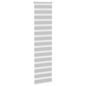 Doppelrollo Hellgrau 65x230 cm