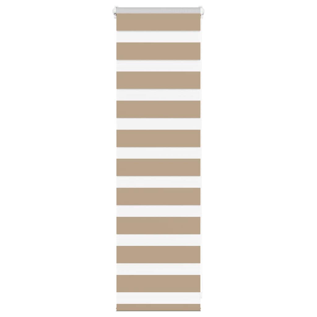 Doppelrollo Sandbraun 40x100 cm