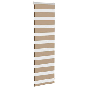 Doppelrollo Sandbraun 40x100 cm