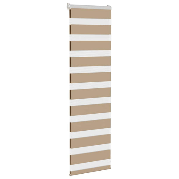 Doppelrollo Sandbraun 40x100 cm