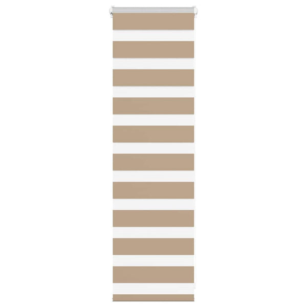 Doppelrollo Sandbraun 45x100 cm