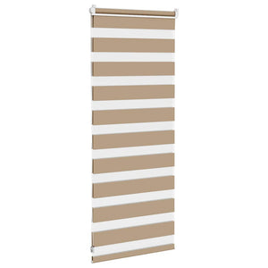 Doppelrollo Sandbraun 55x100 cm