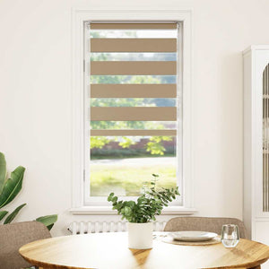 Doppelrollo Sandbraun 60x100 cm