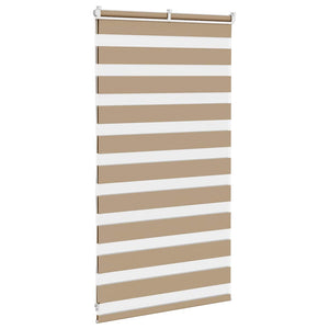 Doppelrollo Sandbraun 75x100 cm