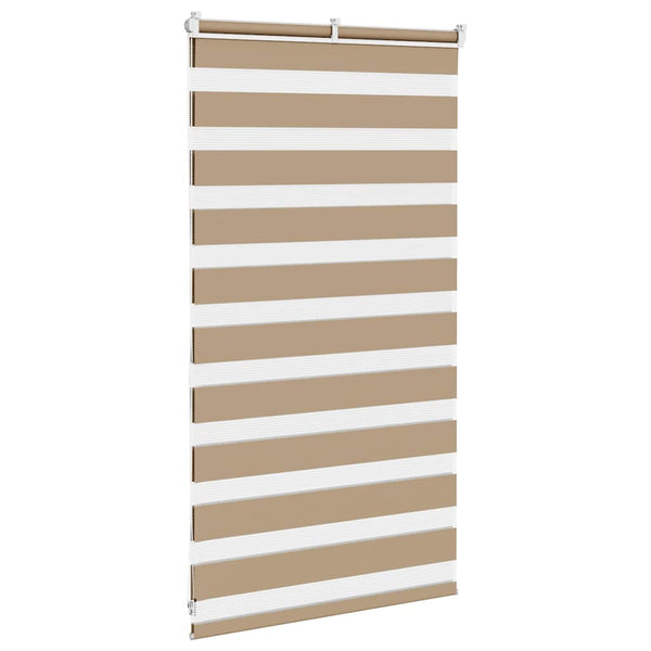Doppelrollo Sandbraun 75x100 cm
