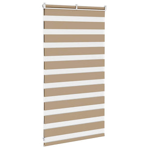 Doppelrollo Sandbraun 85x100 cm