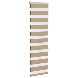 Doppelrollo Sandbraun 40x150 cm