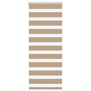 Doppelrollo Sandbraun 55x150 cm
