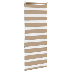 Doppelrollo Sandbraun 55x150 cm