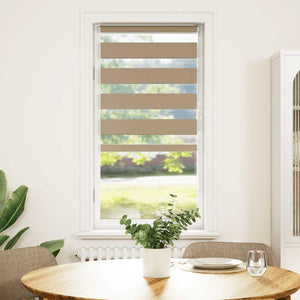 Doppelrollo Sandbraun 60x150 cm