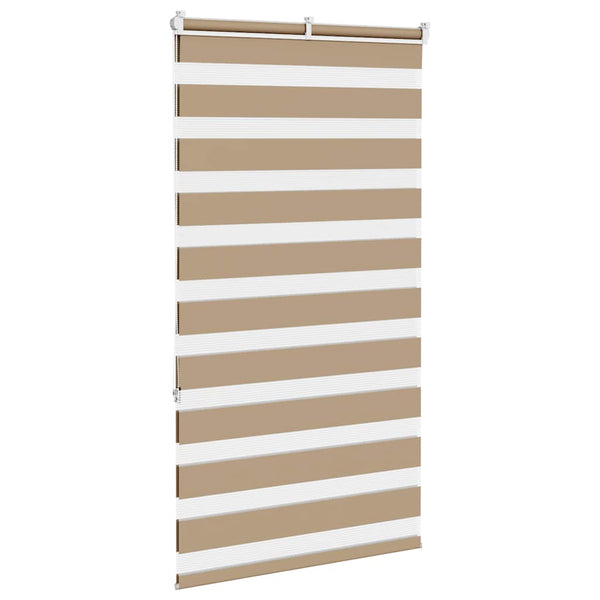 Doppelrollo Sandbraun 80x150 cm