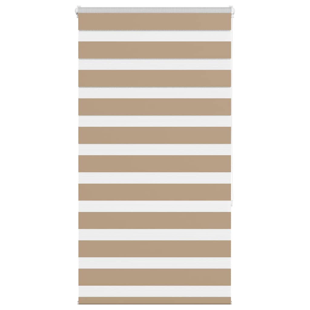 Doppelrollo Sandbraun 85x150 cm