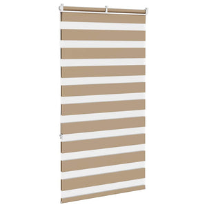 Doppelrollo Sandbraun 85x150 cm