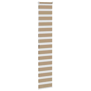 Doppelrollo Sandbraun 45x200 cm