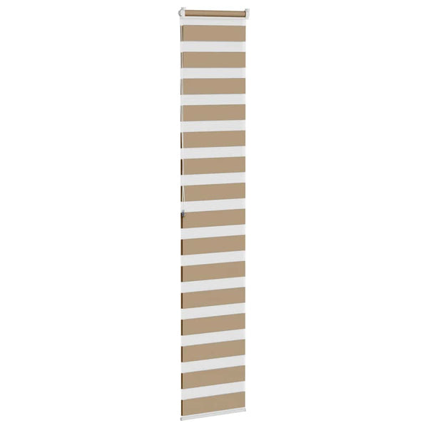 Doppelrollo Sandbraun 45x200 cm