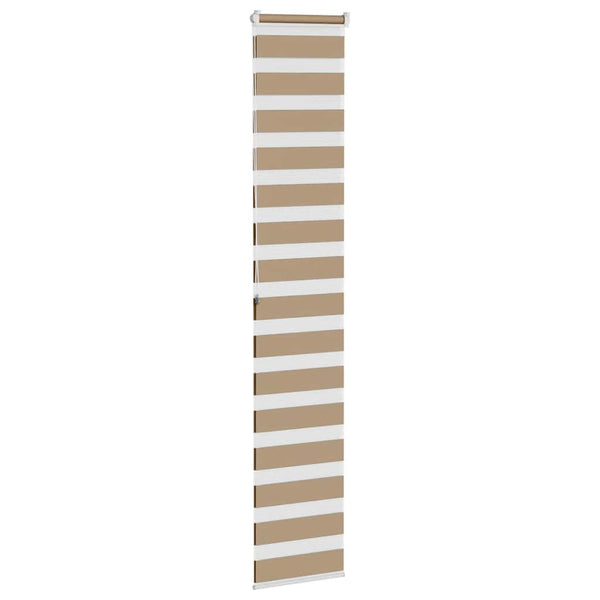 Doppelrollo Sandbraun 50x200 cm