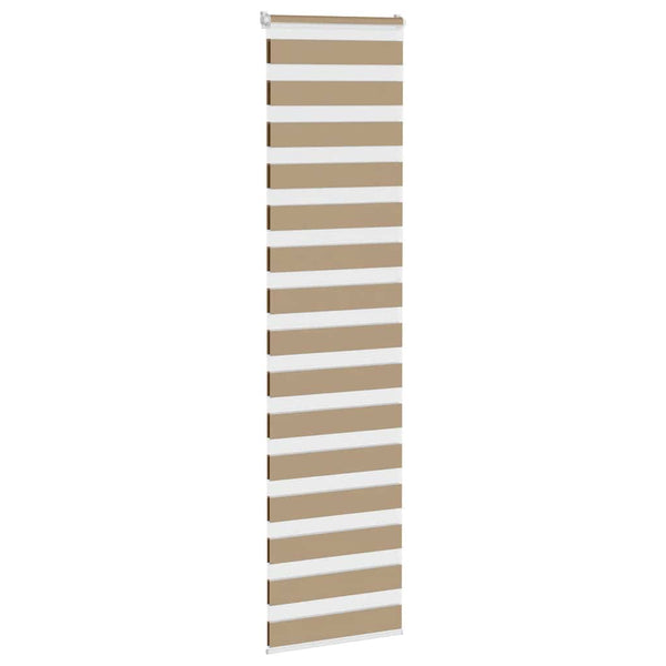 Doppelrollo Sandbraun 55x200 cm