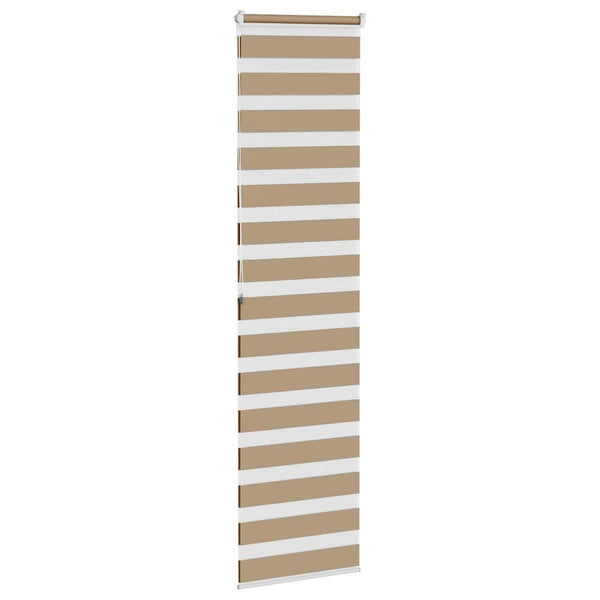 Doppelrollo Sandbraun 55x200 cm