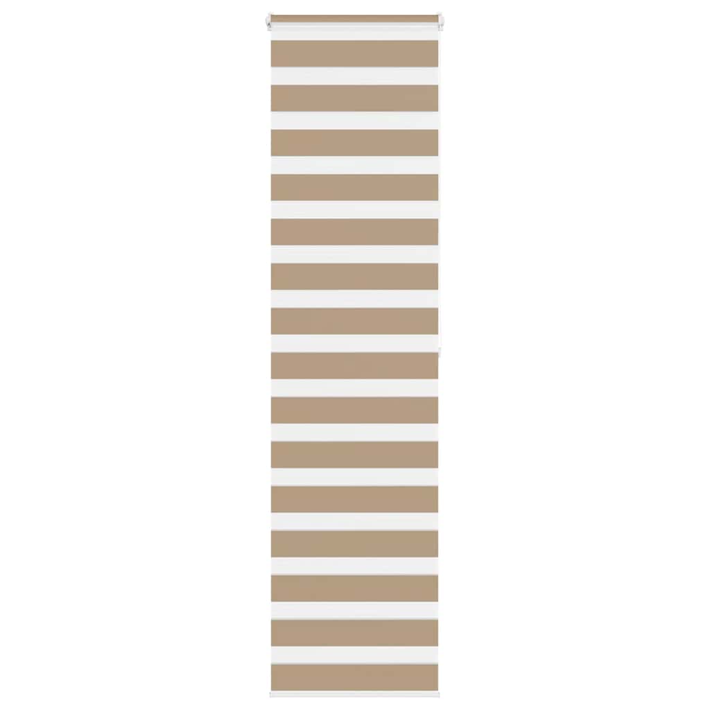 Doppelrollo Sandbraun 60x200 cm