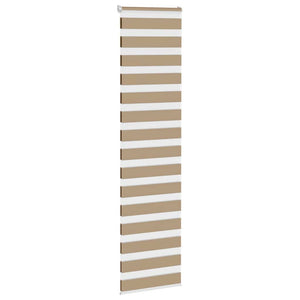 Doppelrollo Sandbraun 60x200 cm