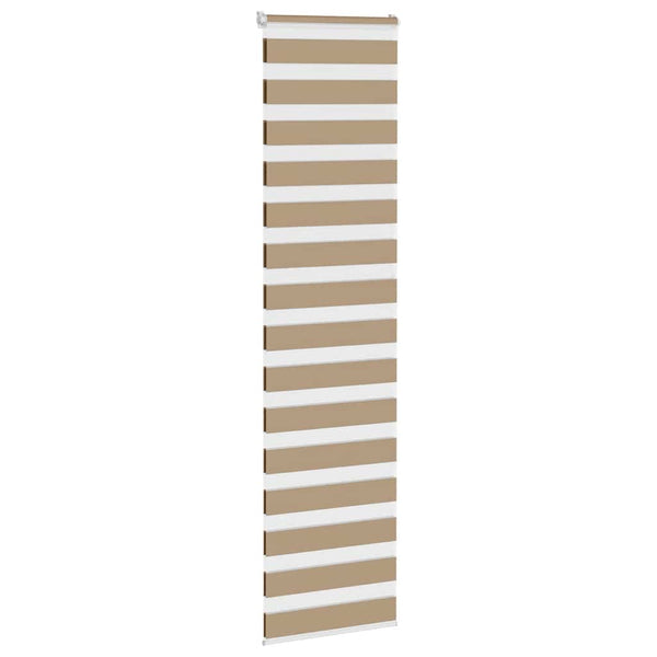 Doppelrollo Sandbraun 60x200 cm