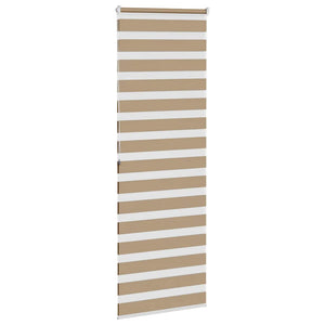Doppelrollo Sandbraun 75x200 cm