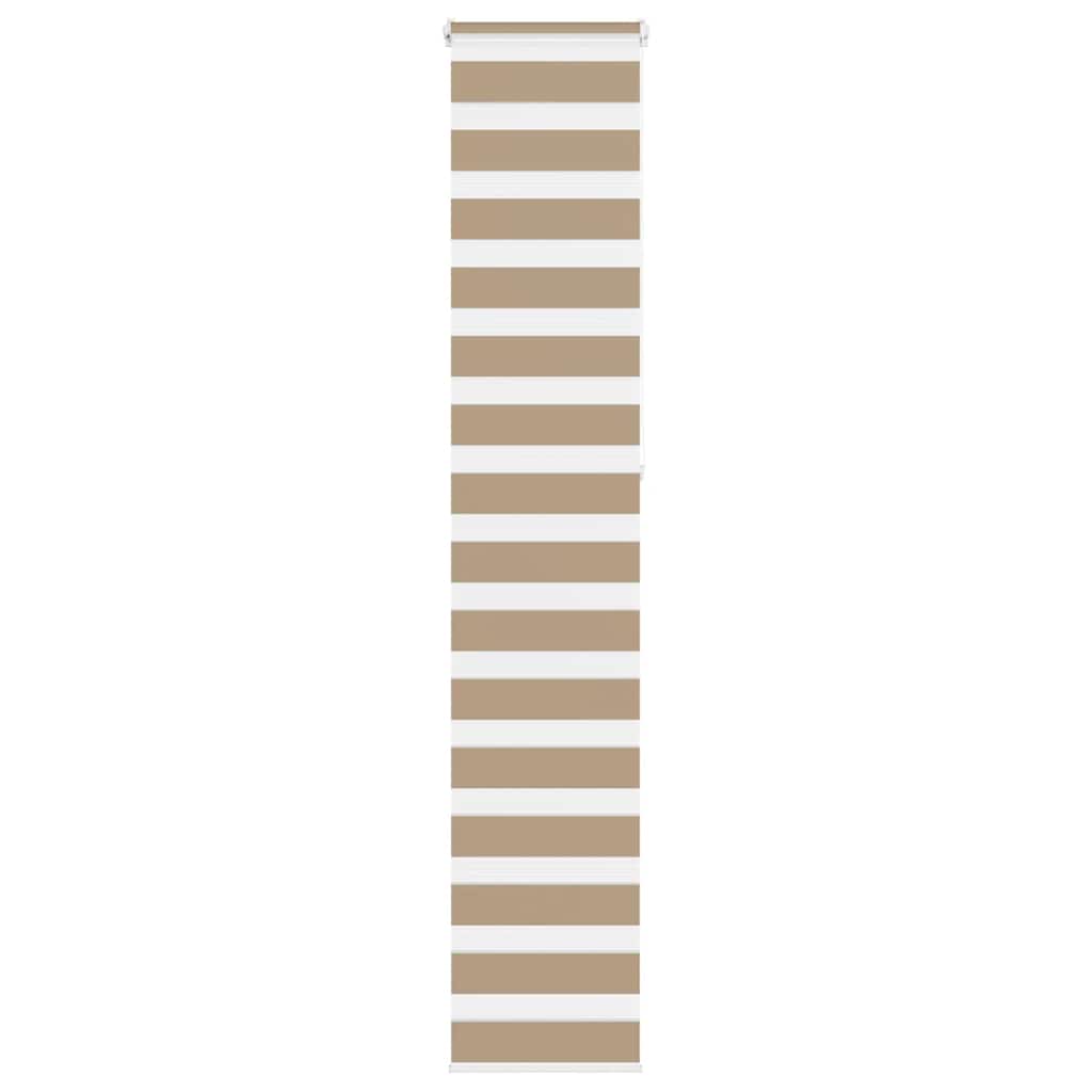 Doppelrollo Sandbraun 40x230 cm