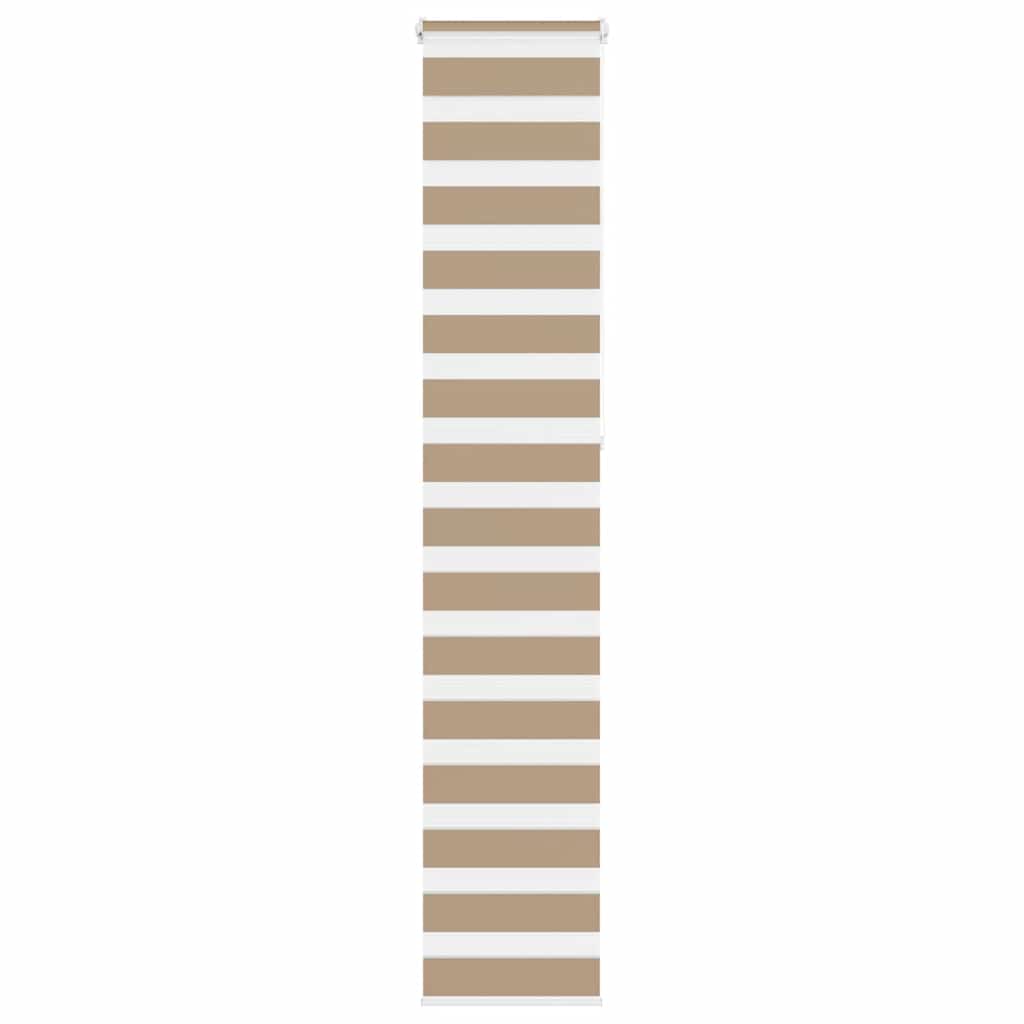 Doppelrollo Sandbraun 45x230 cm