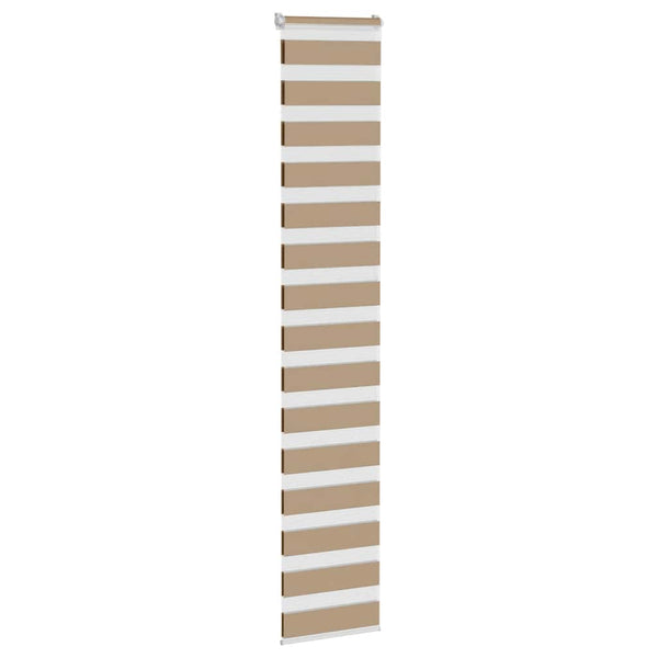 Doppelrollo Sandbraun 45x230 cm