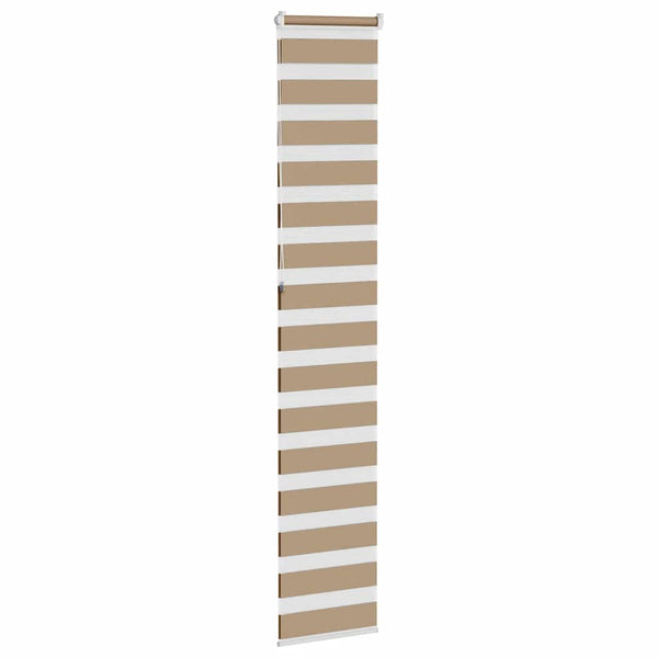 Doppelrollo Sandbraun 45x230 cm