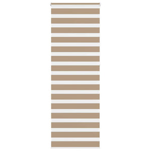 vidaXL Double Roller Blind Sand Brown 75x230 cm Fabric width 70.9 cm Polyester