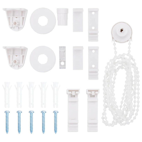 vidaXL Double Roller Blind Sand Brown 90x230 cm Fabric Width 85.9 cm Polyester