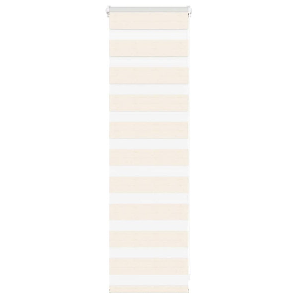 vidaXL Day/Night Blind Marble Beige 45x100 cm Fabric Width 40.9 cm Polyester