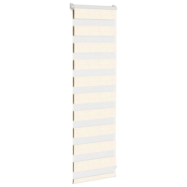 vidaXL Day/Night Blind Marble Beige 45x100 cm Fabric Width 40.9 cm Polyester