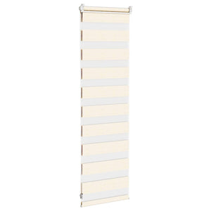 vidaXL Day/Night Blind Marble Beige 45x100 cm Fabric Width 40.9 cm Polyester