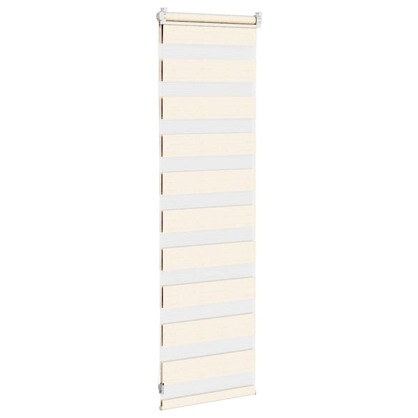 vidaXL Day/Night Blind Marble Beige 45x100 cm Fabric Width 40.9 cm Polyester