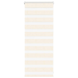 vidaXL Day and Night Blind Marble Beige 55x100 cm Fabric Width 50.9 cm Polyester