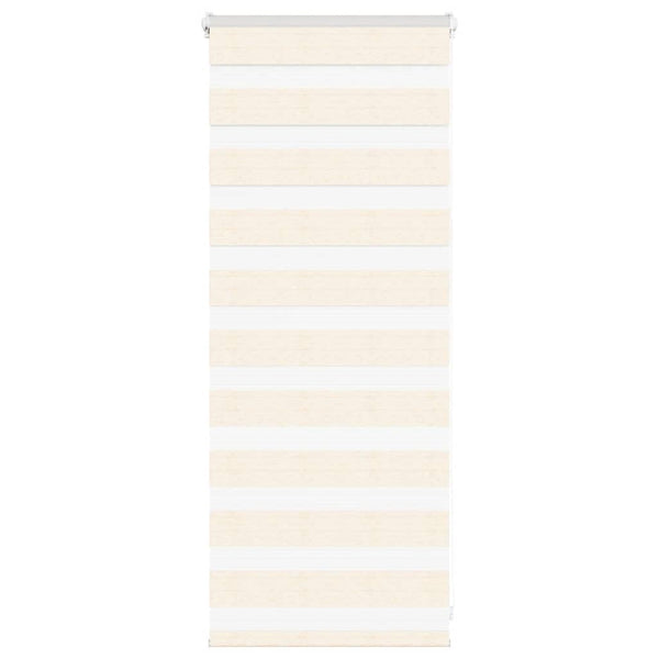 vidaXL Day and Night Blind Marble Beige 55x100 cm Fabric Width 50.9 cm Polyester