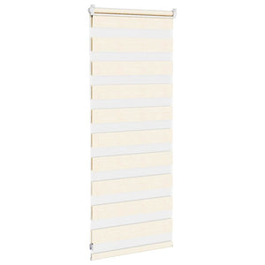 vidaXL Day and Night Blind Marble Beige 55x100 cm Fabric Width 50.9 cm Polyester