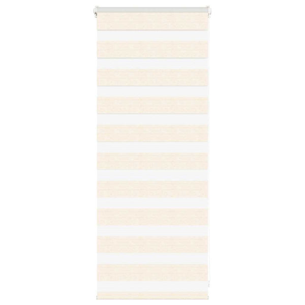 vidaXL Day and Night Blind Marble Beige 65x100 cm Fabric Width 60.9 cm Polyester