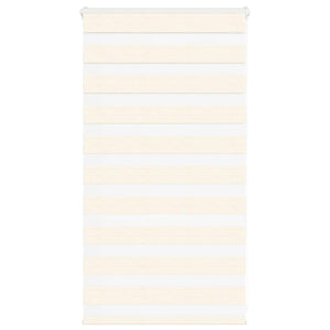 vidaXL Double Roller Blind Marble Beige 70x100 cm Fabric Width 65.9 cm Polyester